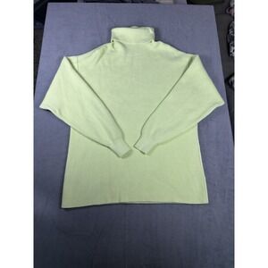 Free People Softly Structured Knit Tunic Dinosaur Turtleneck Sweater XS